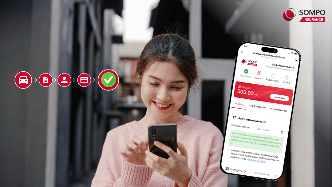 ขั้นตอนการทดลองใช้ประกันรถยนต์ฟรี 15 วัน
