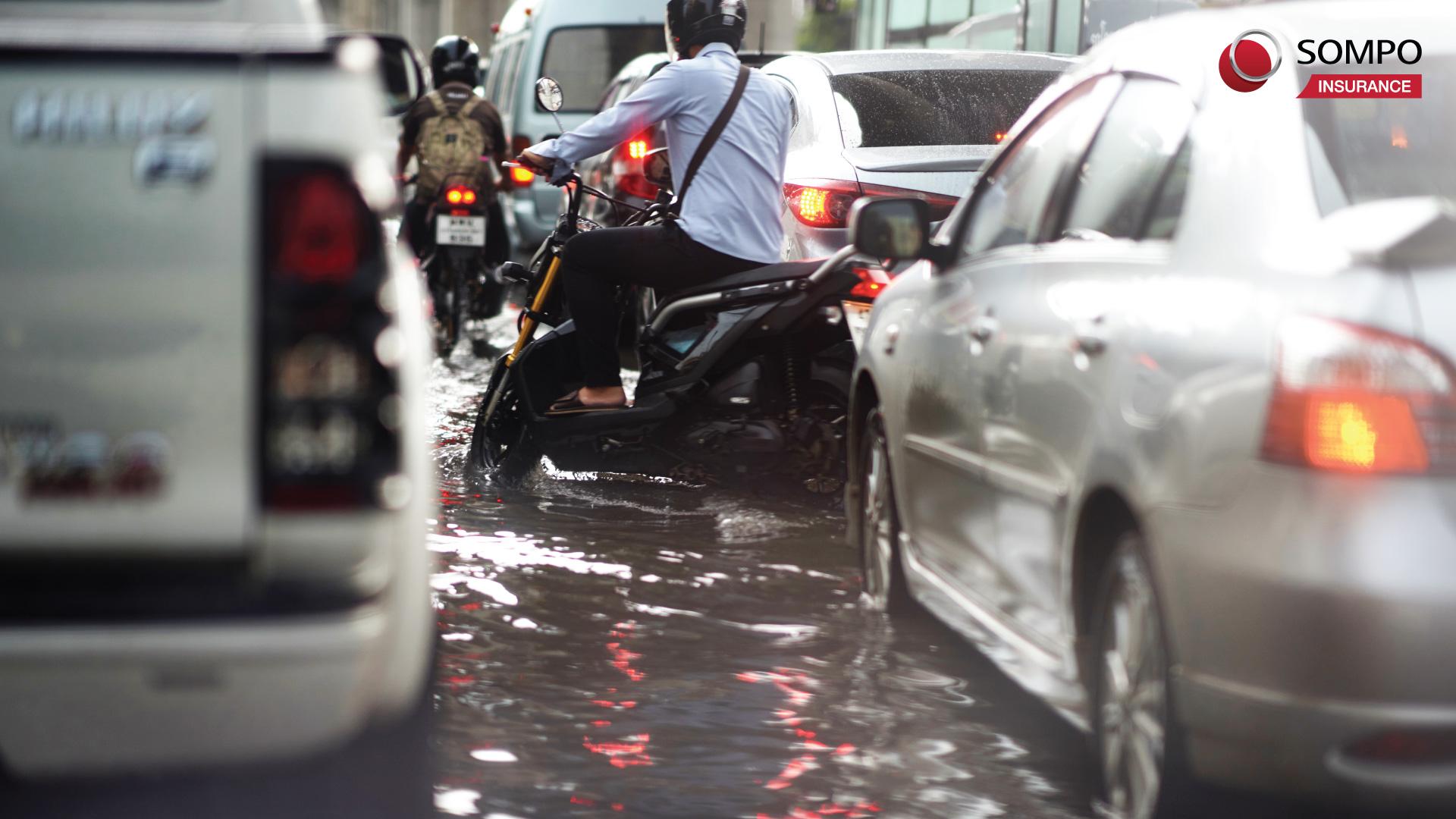 sompo-tamjai-น้ำท่วมรถประกันจ่ายไหม และถ้าน้ำท่วมรถเคลมประกันอย่างไร